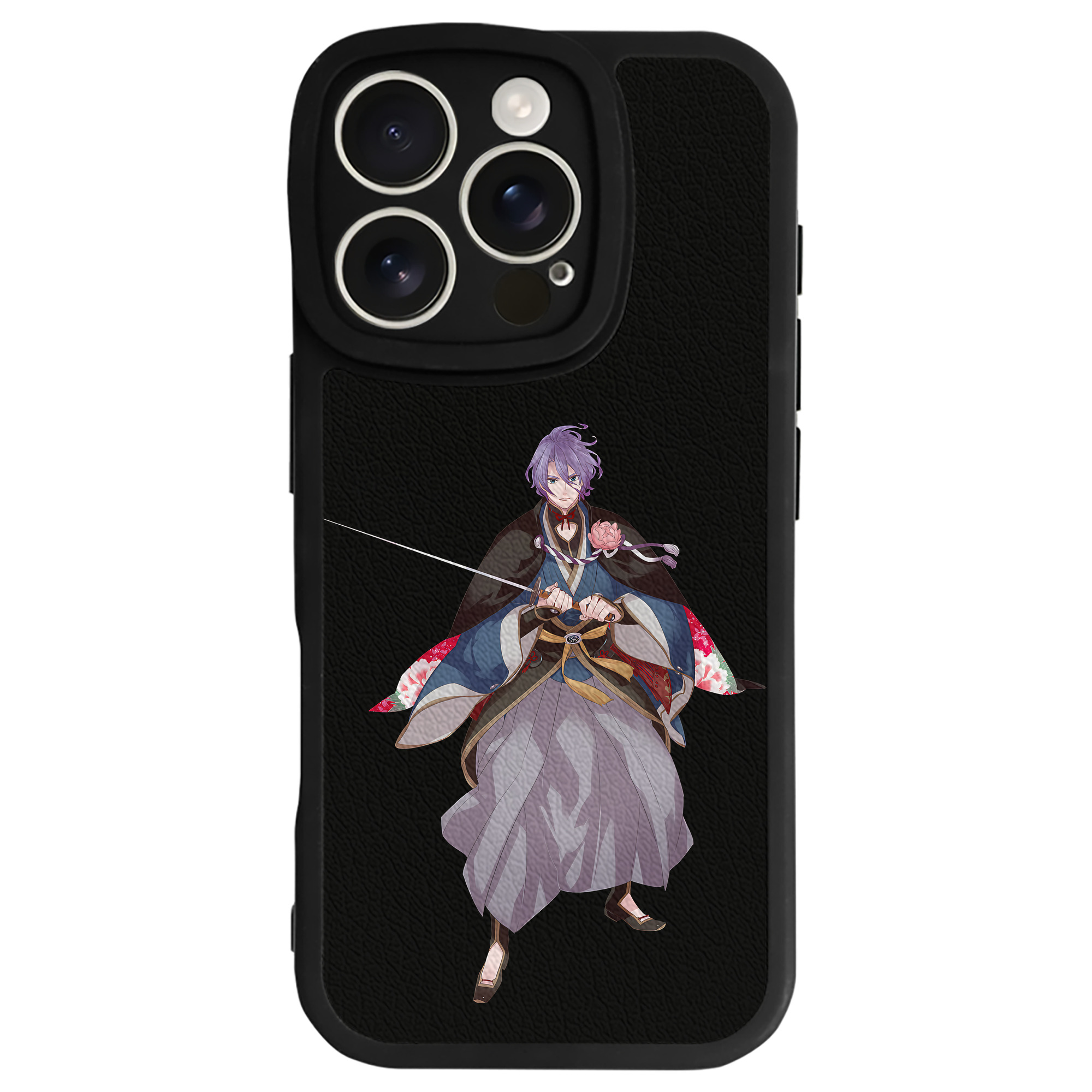 （画像用） 刀剣乱舞 Touken Ranbu 【iPhone 16シリーズ対応】シリコンスマホケース（レザー調） 材質：シリコン